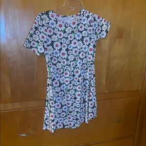 Floral Kids Casual Dress - Multicolor